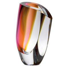 Mirage Vase Grey/Red, H 31cm