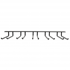 Glashängare 20 Glas, Svart m Takfäste