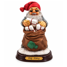 Tomte med Julklappssäck 18 cm – Julfigur