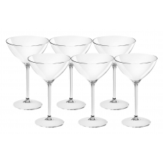 Plastglas Champagne Coupe 30cl, 6-pack