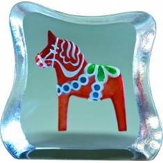 Mini Dalahäst Röd