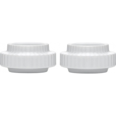 Ljuslykta Vit Ø 6,5cm, 2-Pack