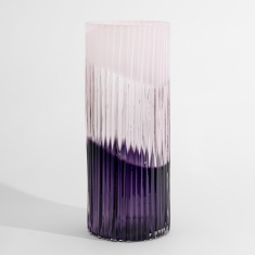 Plissé Vas Rosa/Aubergine, Ltd Ed 10ex