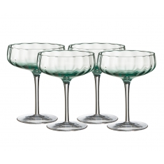 Søholm Sonja Cocktailglas Grön 30cl, 4-pack (Defekta)