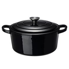 Basic Gjutjärnsgryta Svart, 4,4 L