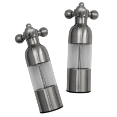 Axia salt- & pepparkvarn 18 cm 2-pack stål