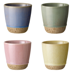 Raw Mugg Mixade Färger 30cl, 4-pack