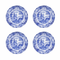 Blue Italian Tallrik Ø 19cm, 4-pack