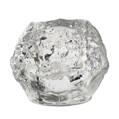 Snöboll Ljuslykta, H 9cm