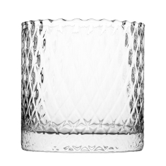 Harlekin Vase/Kerzenlaterne Klar, 12 cm