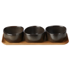 Raw Organic Skålar & Serveringsbricka