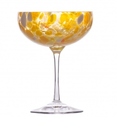Swirl champagneglas 22 cl, gul