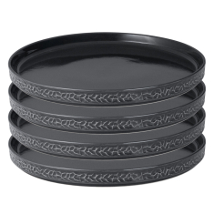 Service C Tallerken Antracit, 4-pak