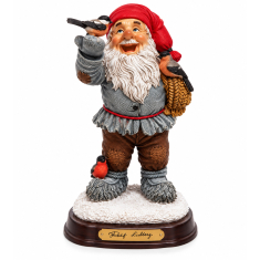 Tomte med Domherrar 18 cm – Julfigur