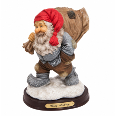 Tomte med Säck 17 cm – Julfigur