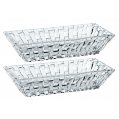 Bossa Nova Rektangulär Skål, 2-pack