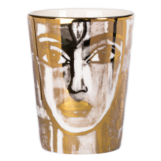 Butterfly Messenger Mugg 35cl, Guld