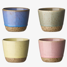 Raw Cup Mixed Colors 20cl, 4-pack