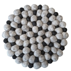 Hotspot-Tischtablett 21 cm beige/dunkelgrau