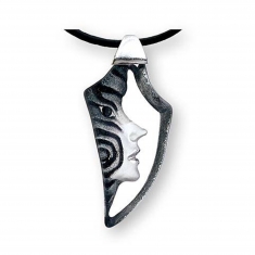 Amazona Halsband Svart/Grå