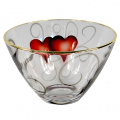 Golden Ink Skål Hjärta