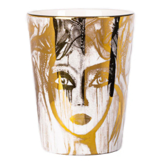 Slice of Life Gold Mug, 35cl