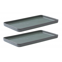 Raw Northern Green Tray, 2-pack | Serving Accessories / Trays