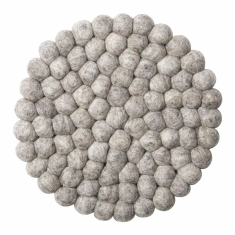 Hotspot Wolluntersetzer 21 cm Creme