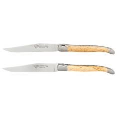 Knivset 2 delar Björk, rostfri matt