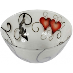 Crystal Ink Skål, Hjärta