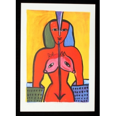 Love Lady 64/200 Litografi på papper