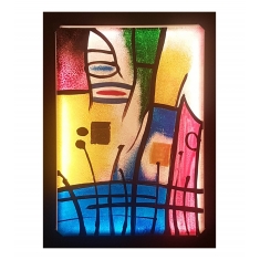 Glastavla & Belysning Pablo, Stor