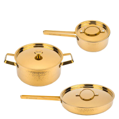 Brassa grytset 3 delar mässing