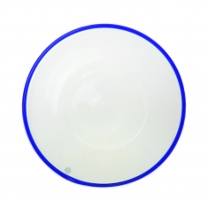 Blå Kant Tallrik, Ø 30cm