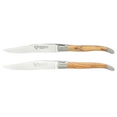 Knivset 2 delar Oliv, rostfri matt