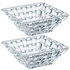 Bossa Nova Fyrkantig Skål, 2-pack