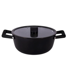 Aska gjutjärnsgryta 3,5 L svart