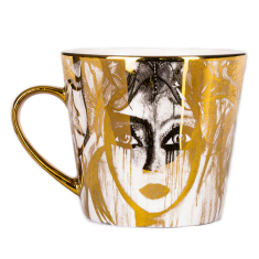 Slice Of Life Gold Mugg med Handtag, 40cl