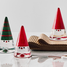 Noel Santa Green, 11.5cm