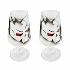 Dödskalle Ölglas 54cl, 2-pack