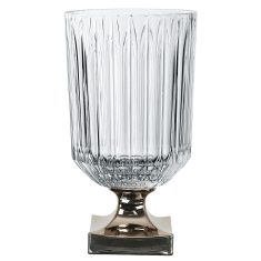 Minerva Vase Platinum, 32cm