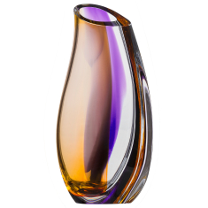 Orchid Vas Lila/Bärnsten, Liten