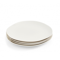 Arbor Cream Dinner Plate 28cm, 4-pack