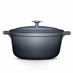 Stenfors Gjutjärnsgryta Rund 4,4 L, Grå