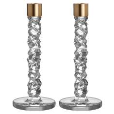 Carat Ljusstake Mässing, 2-pack