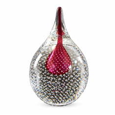 Drop Vinröd H 17cm