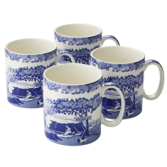 Blue Italian Mugg 25cl, 4-pack