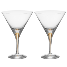 Intermezzo Gold Martiniglas 25cl, 2-pack