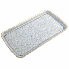 Halo Speckle Rectangular Platter, 26 cm