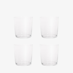 RAW Vattenglas Klarglas 37cl, 4-pack